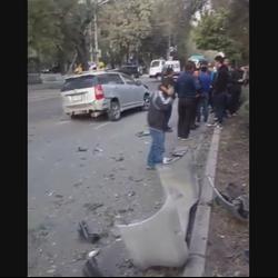 ВИДЕО - Бишкек шаарында адам өлүмү менен коштолгон жол кырсык болду 