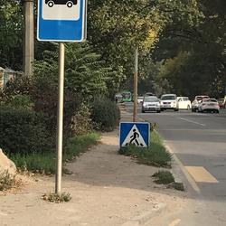 Бишкекте өзгөчө жол белгилер пайда боло баштады
